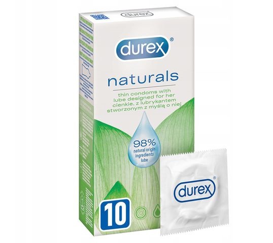 Durex Naturals - prezerwatywy z lubrykantem